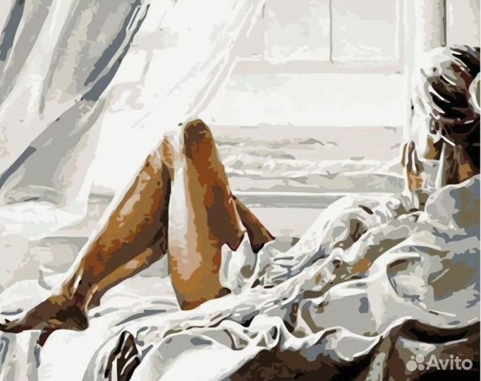 Раскрашиваю картины по номерам