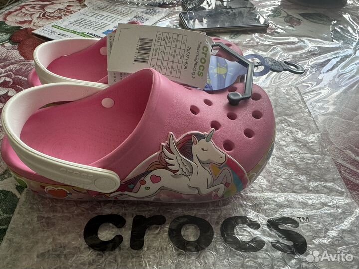 Crocs с мигалками новые оригинал