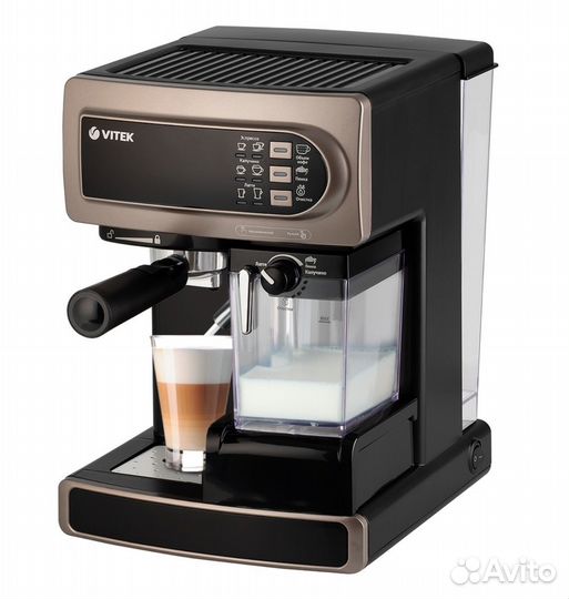 Кофеварка рожковая vitek Vt-1517