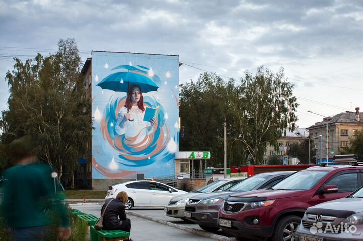 Роспись стен, фасадов зданий, граффити, аэрография