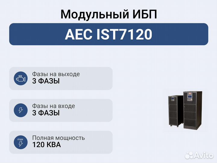 Модульный ибп AEC IST7120