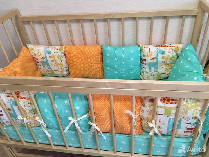 Бортики в детскую кроватку