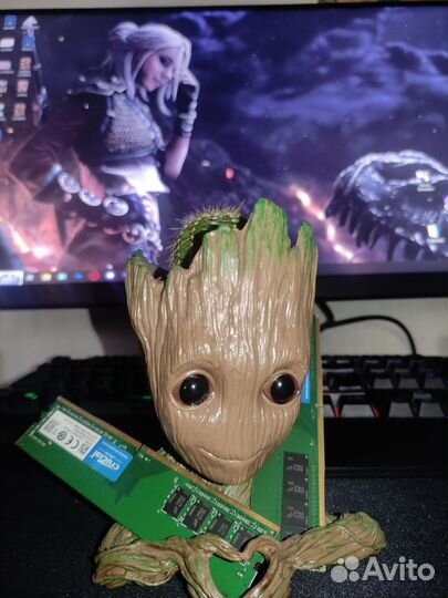 Оперативная память ddr4 2x8gb crucial 2666