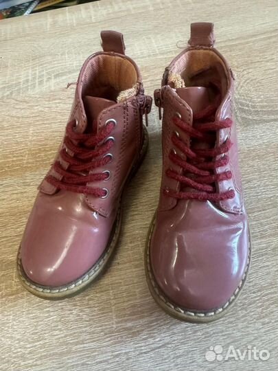 Ботинки демисезонные для девочки 21 размер