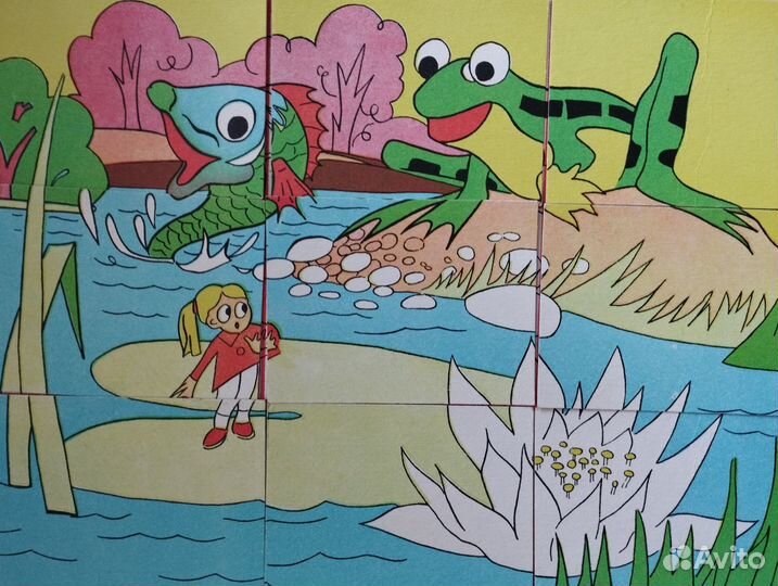 Картонные пазлы периода СССР