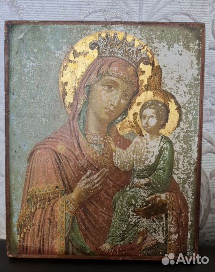Икона старинная Афон