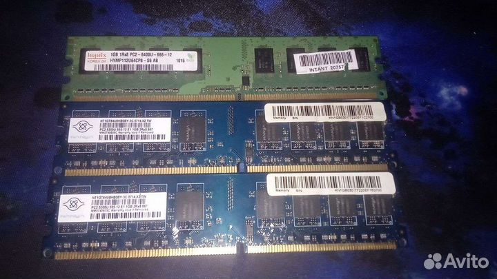 Оперативная память ddr2 1gb