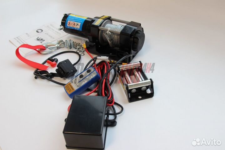 Лебедка Electric Winch 4000 lbs / 1800 kg 12v атв