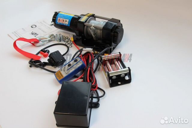 Лебедка Electric Winch 4000 lbs / 1800 kg 12v атв