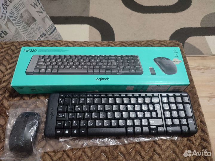 Клавиатура logitech MK 220