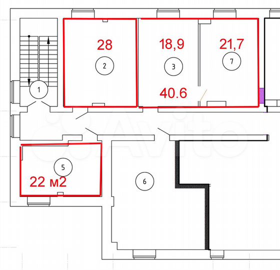 Офис, 90 м²