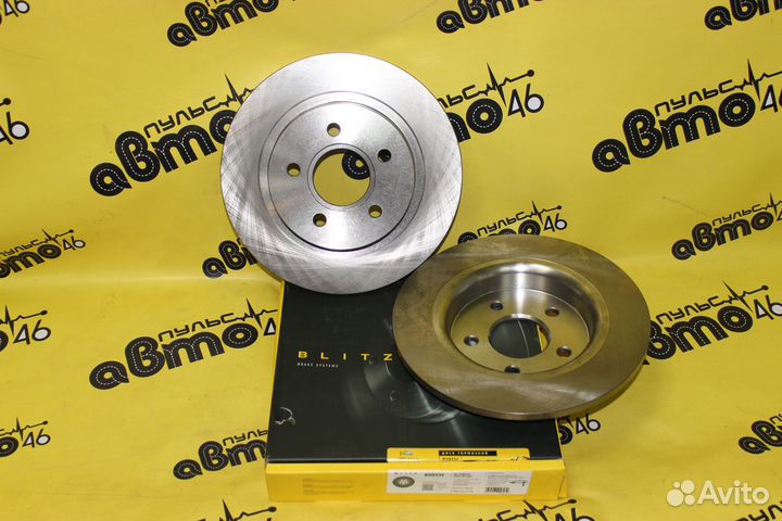 Диски тормозные задние focus II C-MAX volvo S40