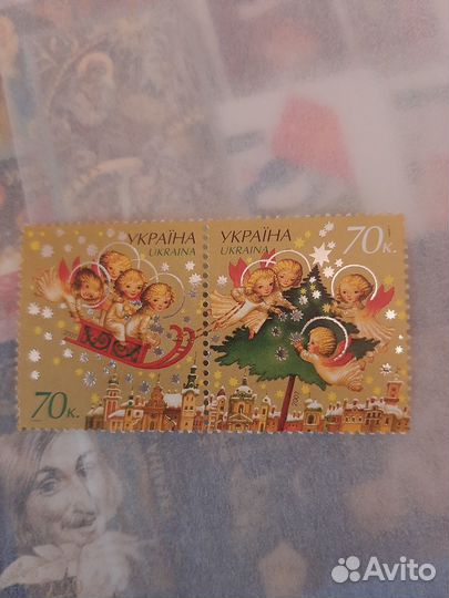 Марки. Украина. Белоруссия