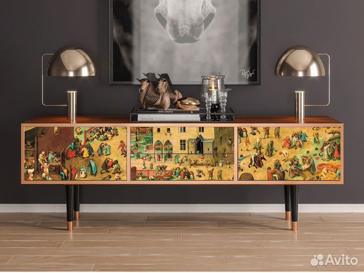 Тв-тумба T4 - Орех - Children's Games