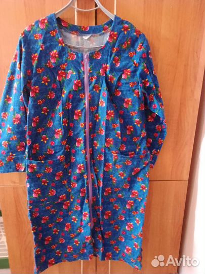 Новый женский халат.фланелевый.50разм