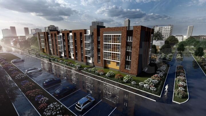 2-к. квартира, 42,9 м², 4/4 эт.