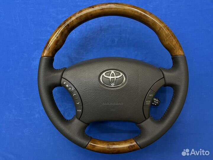 Руль Clazzio с косточкой дерево Toyota Camry 30 35