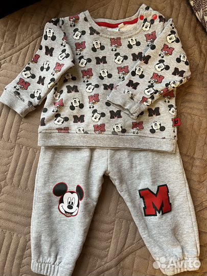 Костюм на флисе детский (кофта и штаны)