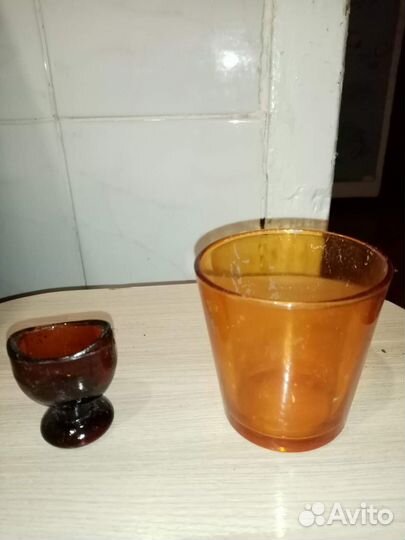 Банки медицинские-Цветное коричневое стекло