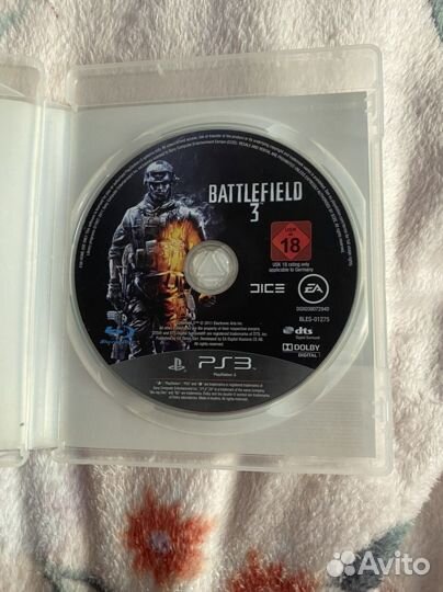 Диск battlefild 3 На пс3
