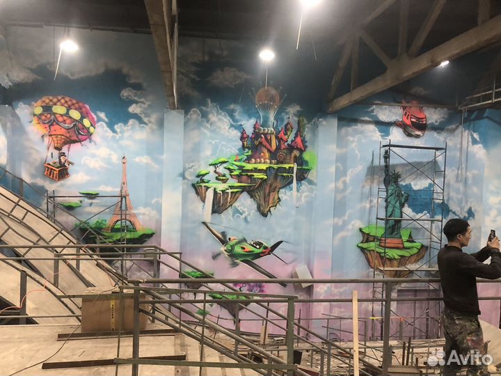 Роспись стен/граффити/аэрография