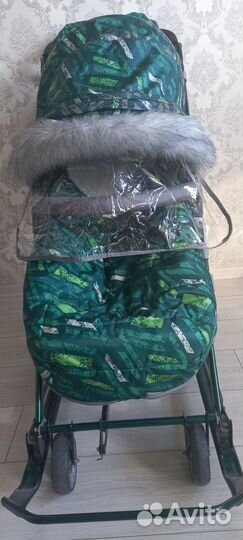 Санки коляска ника 7 8s