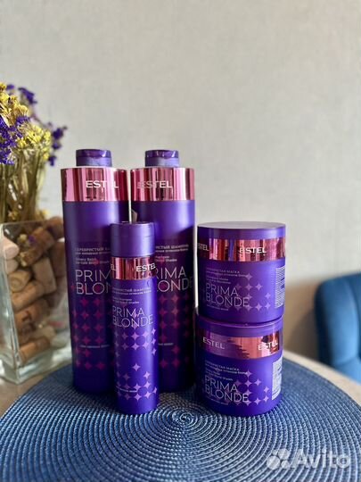 Шампунь и маска эстель Prima blonde