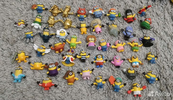 Большие и маленькие миньоны из Макдональдса