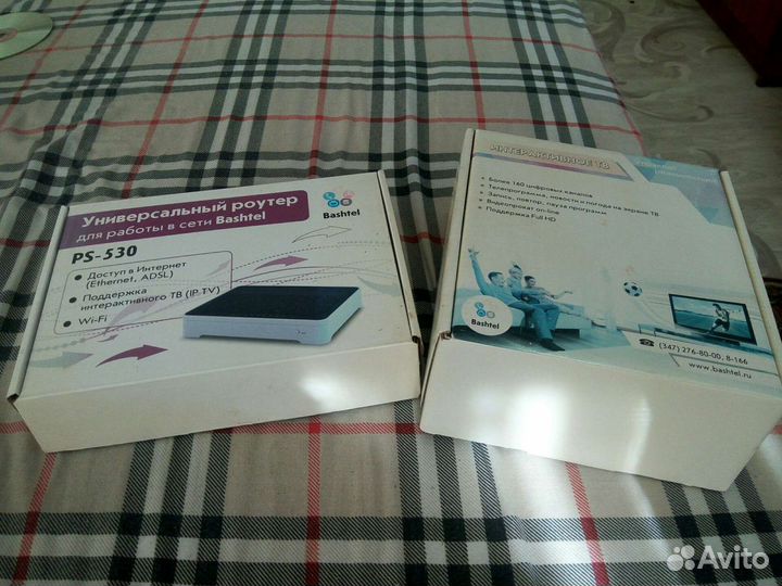 Приставка IP TV и роутер