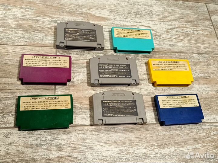 Картриджи Nintendo 64, Famicom, голыши