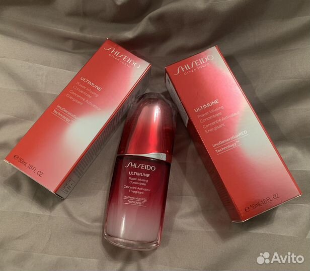 Shiseido ultimune концентрат восстанавливающий