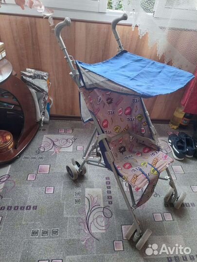 Прогулочная коляска трость бу