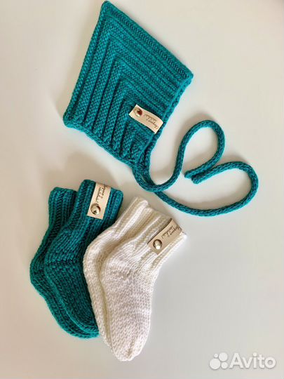 Детская шапочка и носочки