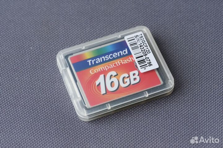 Карта памяти Transcend CompactFlash 133x 16 гб