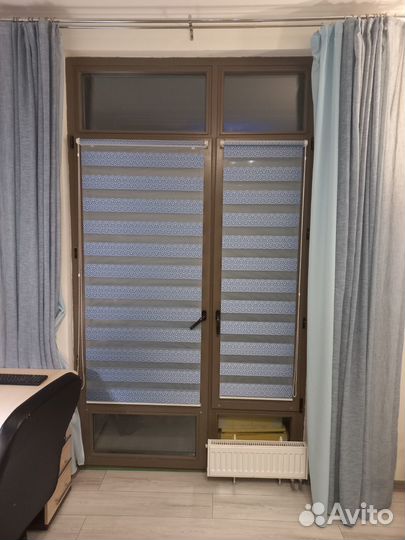 Рулонные шторы зебра день / ночь