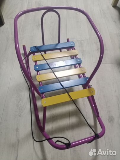 Детские зимние санки