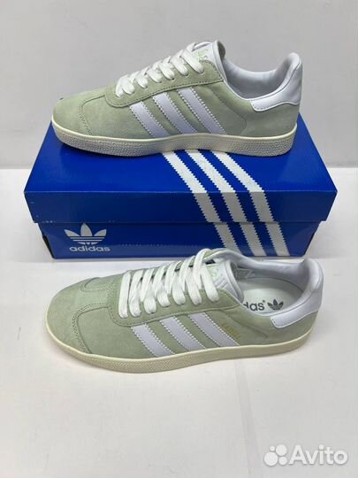 Adidas gazelle, мятный