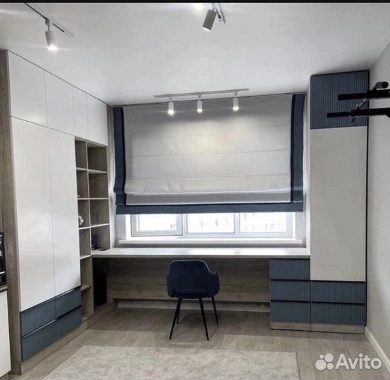 Рабочая зона с кроватью