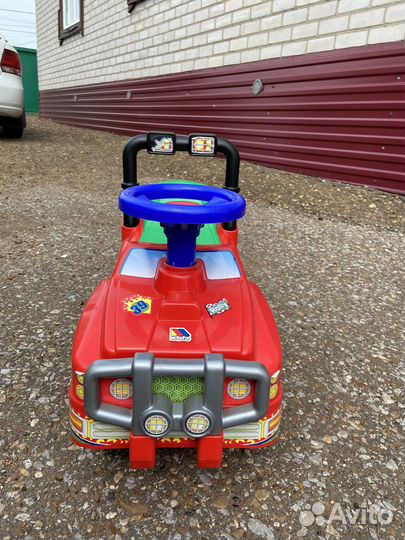 Машина-каталка красный джип Molto. Полесье