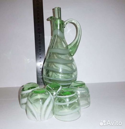 Штоф Графин СССР цветное стекло