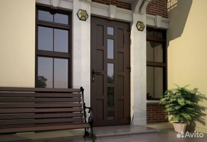 Дверь пластиковая / входная группа