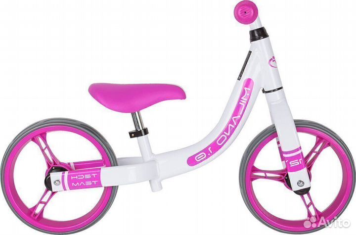 Беговел tech team Milano 1.0 (2022) розовый