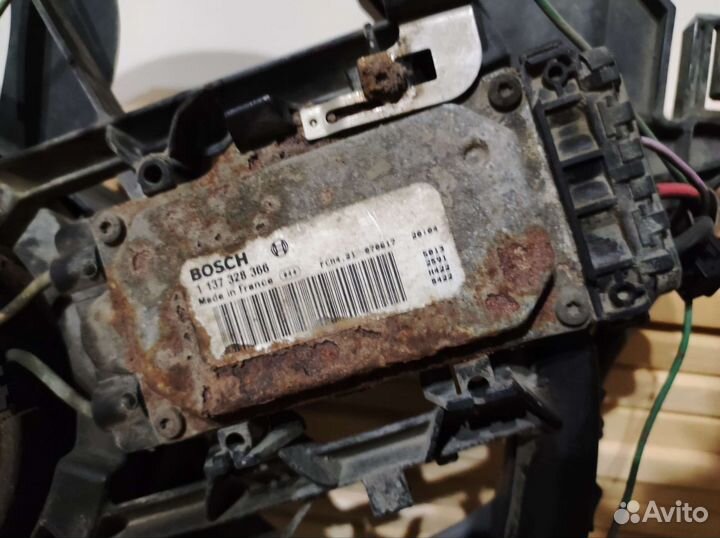 Вентилятор охлаждения радиатора (блок не работает)