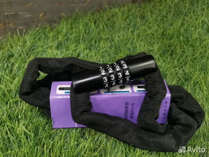 Велосипедный цепной замок на коде