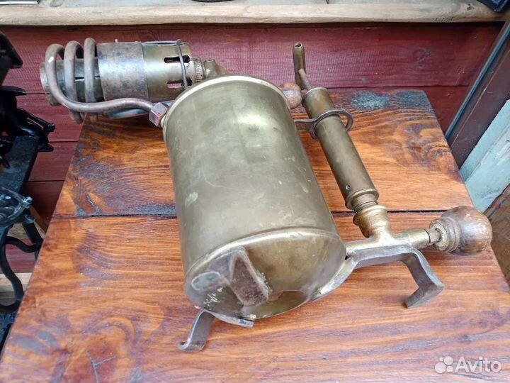 Лампа паяльная. Швеция. Громадная