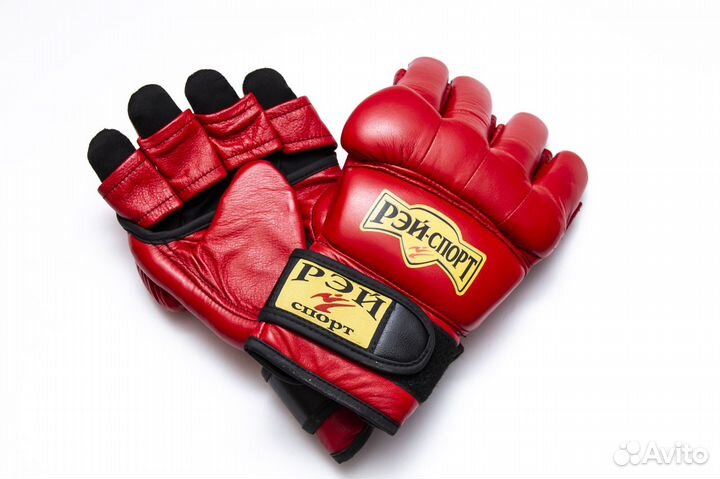 Перчатки-краги для арб Рэй Спорт кожа