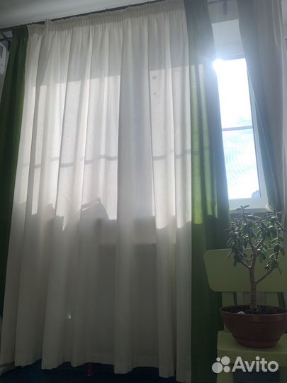 Шторы IKEA лен