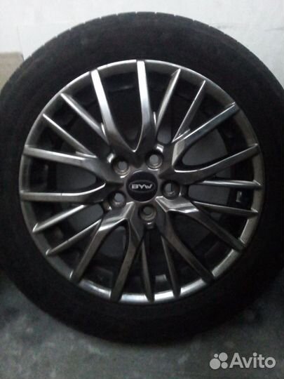 Колеса JWC r17 5x114,3. Шины 215/55 r17 yokohama