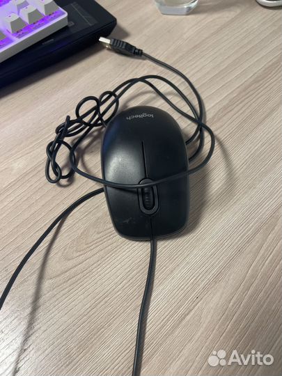 Мышка logitech b100