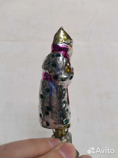 Елочная игрушка Звездочёт с петухом СССР (Ч)